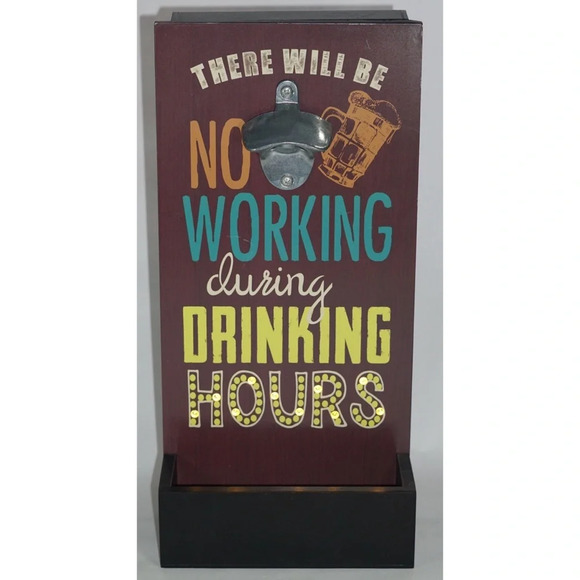 Bottle Opener On Tap LED Wall Mounted Opener - Picture 1 of 8